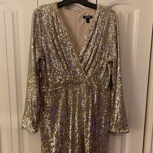 NWT Express Sequin mini dress